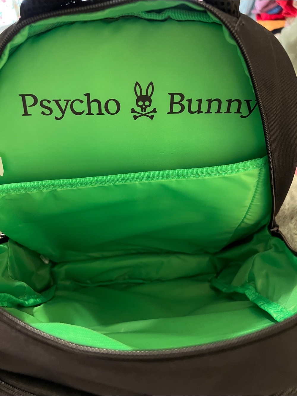 New Mens PSYCHO BUNNY Backpack. - Picture 6 of 7